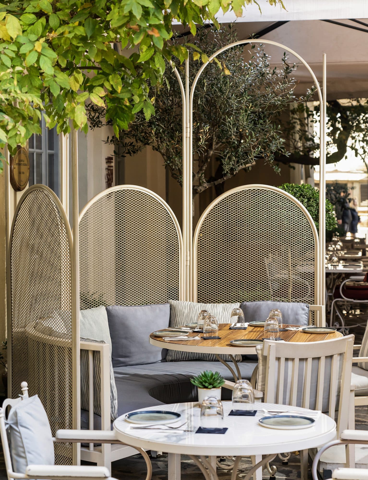 The interior of IL CORTILE in Galata