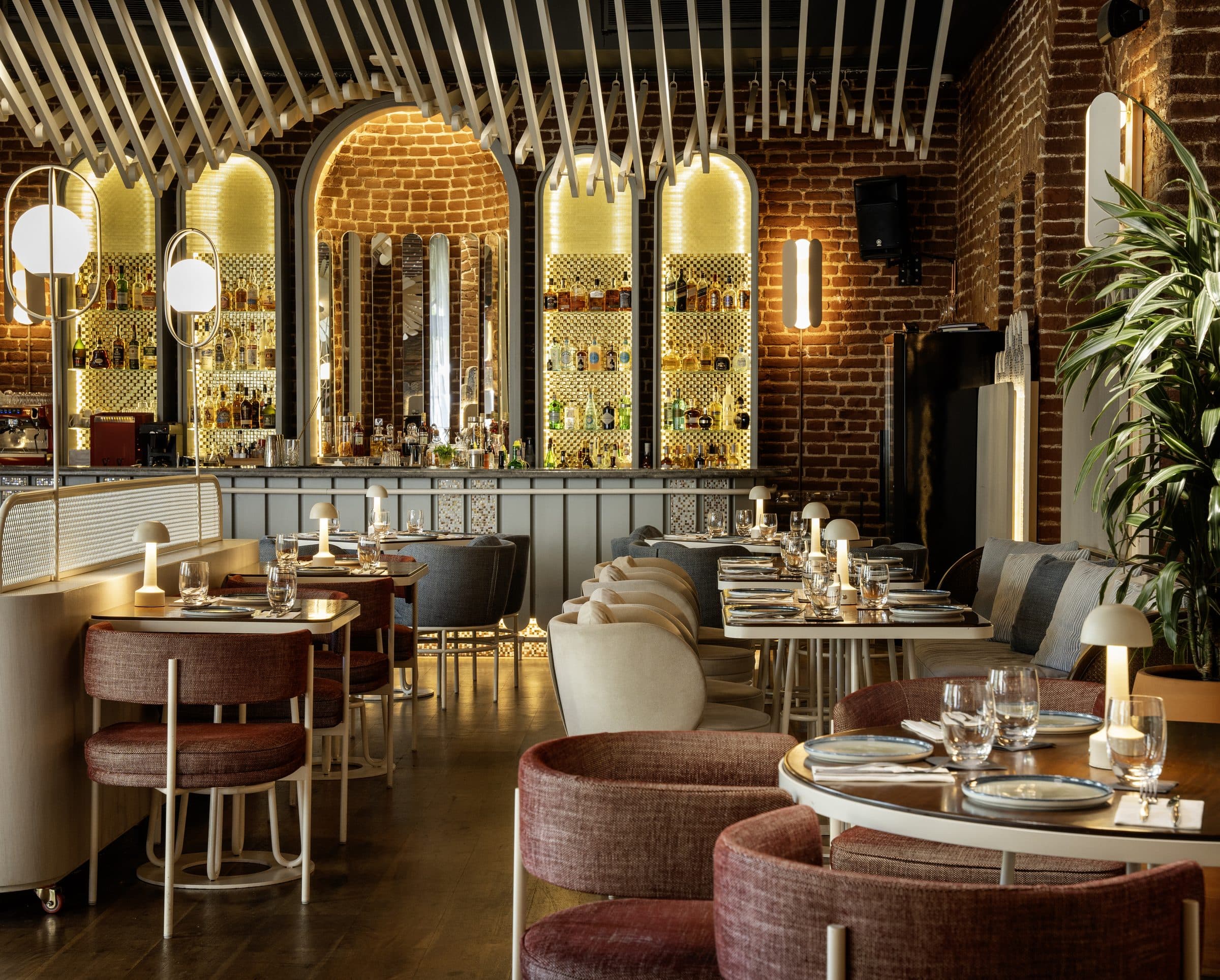A view of the space at IL CORTILE