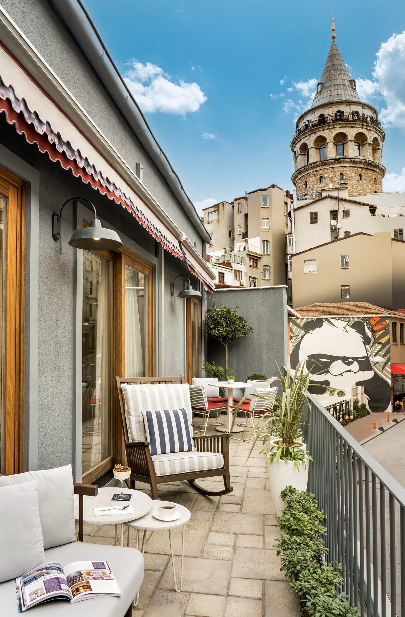 A view of the space at IL CORTILE