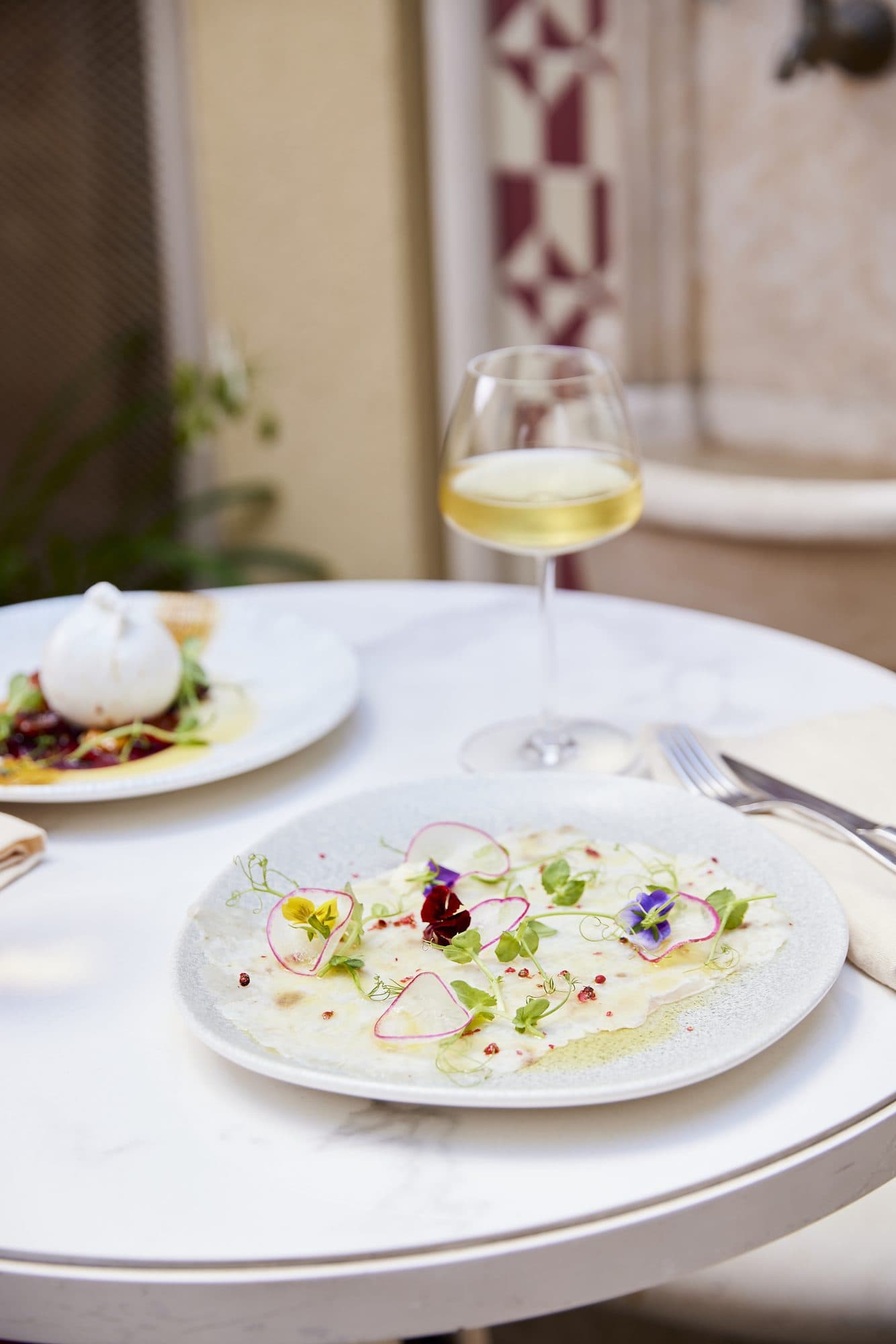 A plate from the kitchen of IL CORTILE