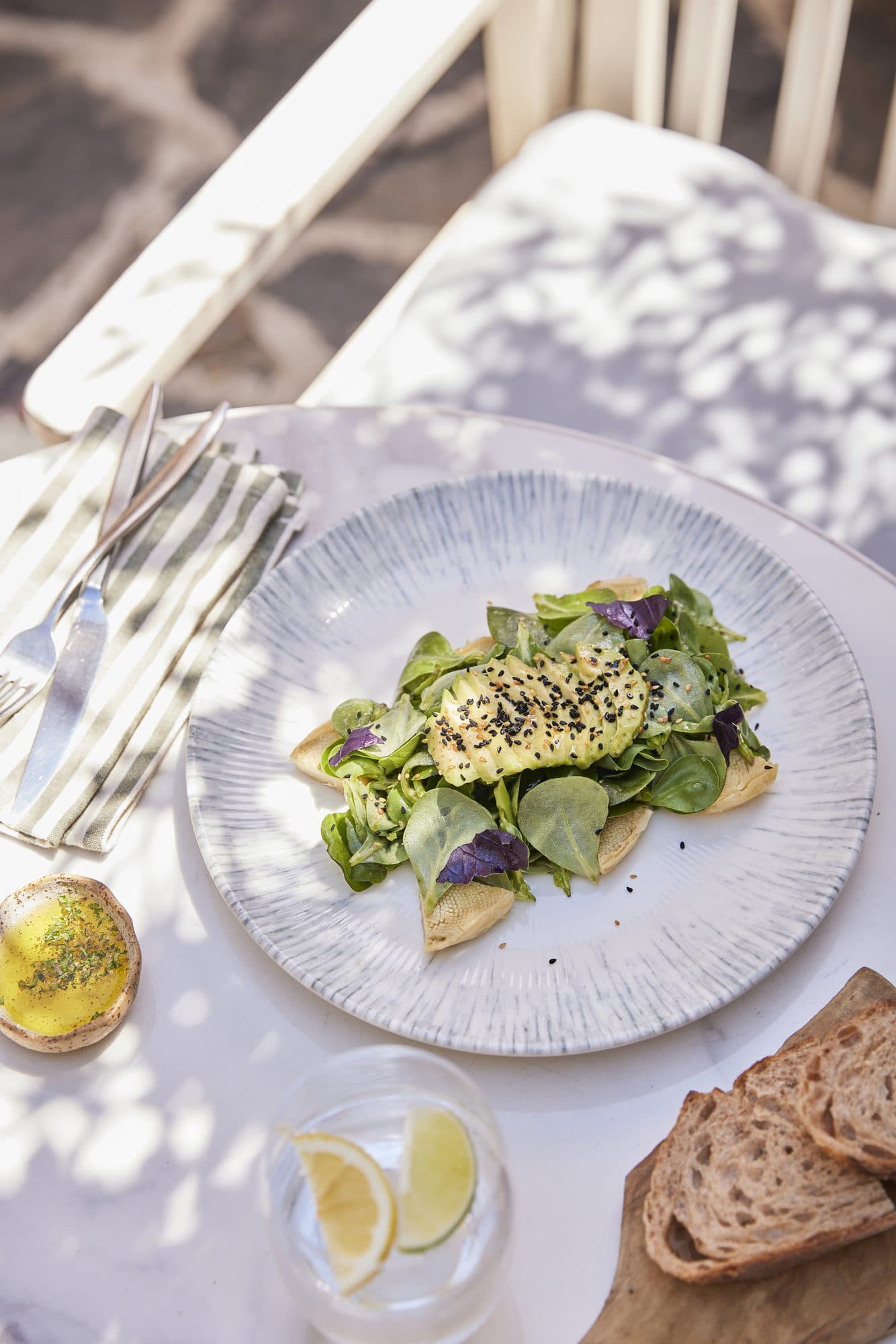 A plate from the kitchen of IL CORTILE
