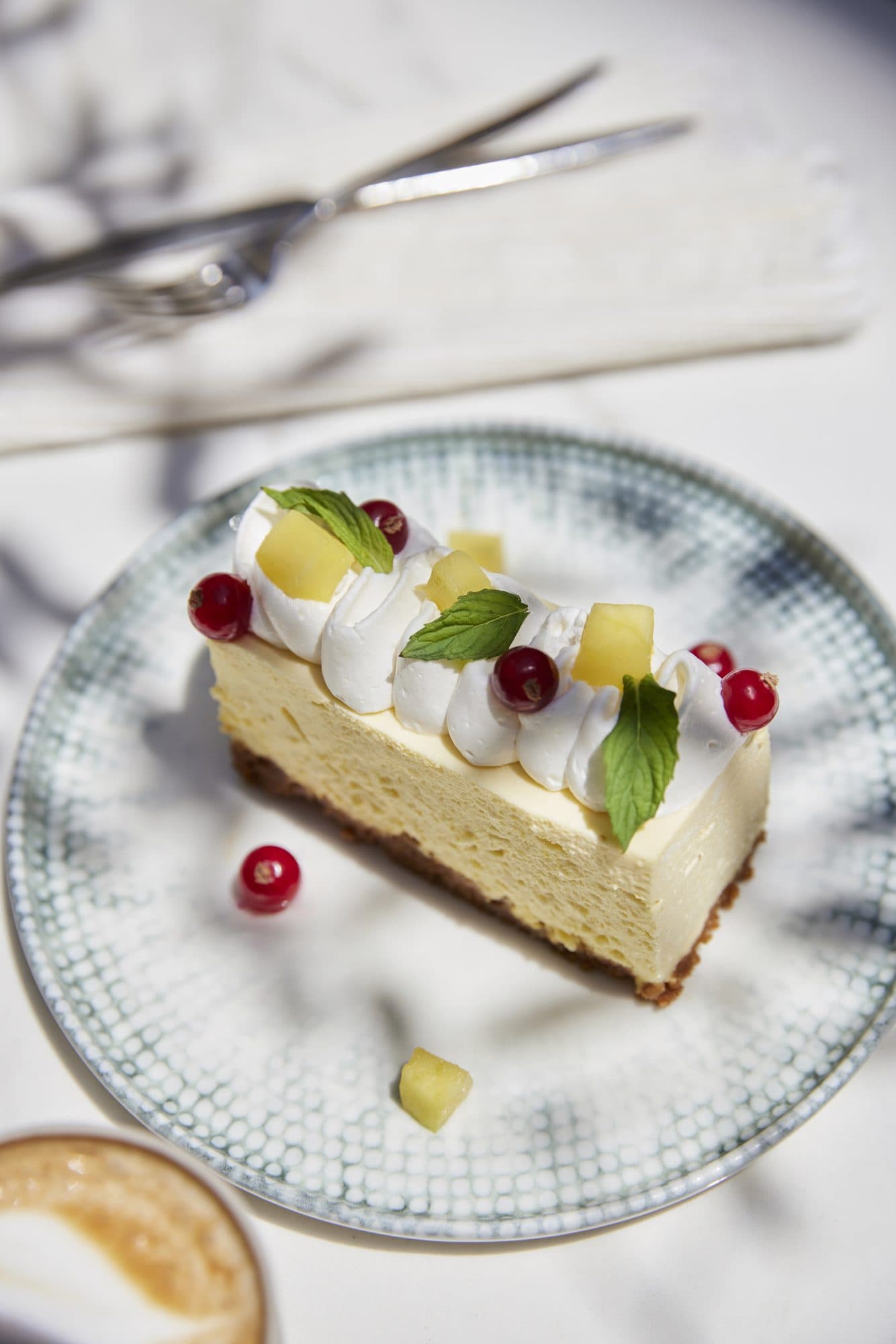 A plate from the kitchen of IL CORTILE
