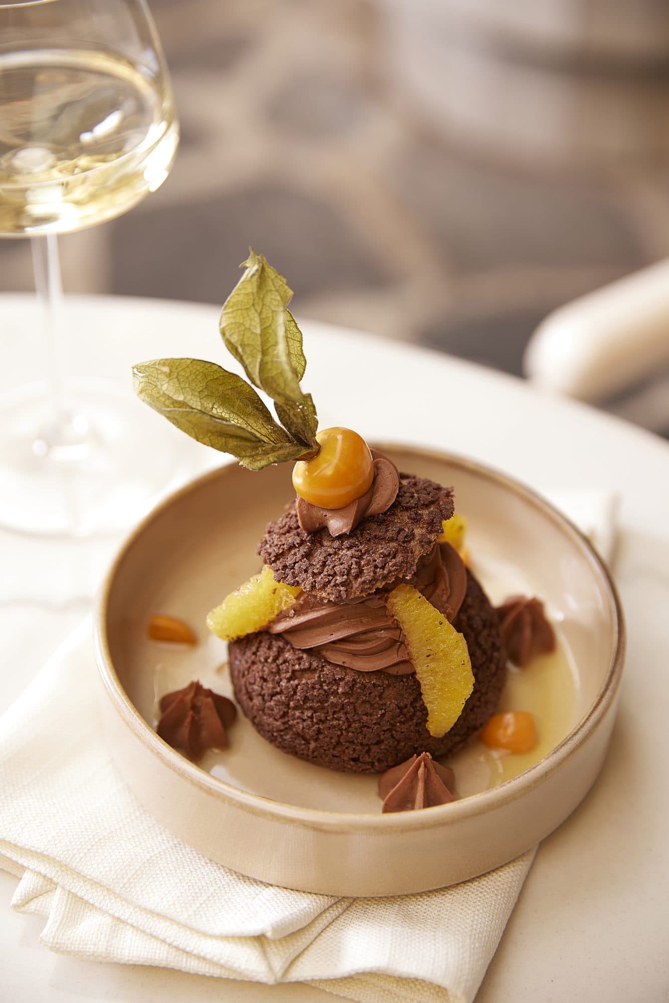 A plate from the kitchen of IL CORTILE