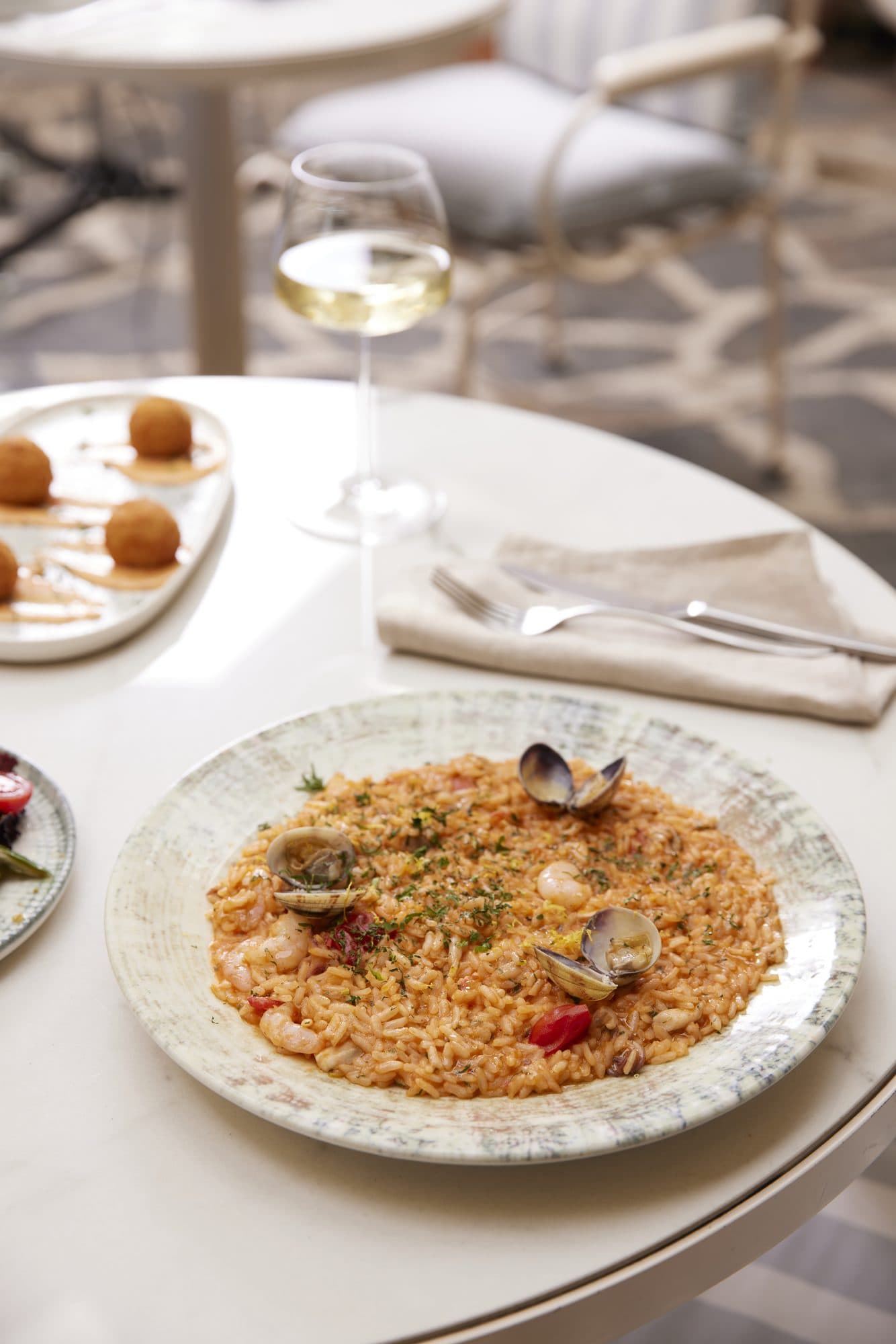 A plate from the kitchen of IL CORTILE
