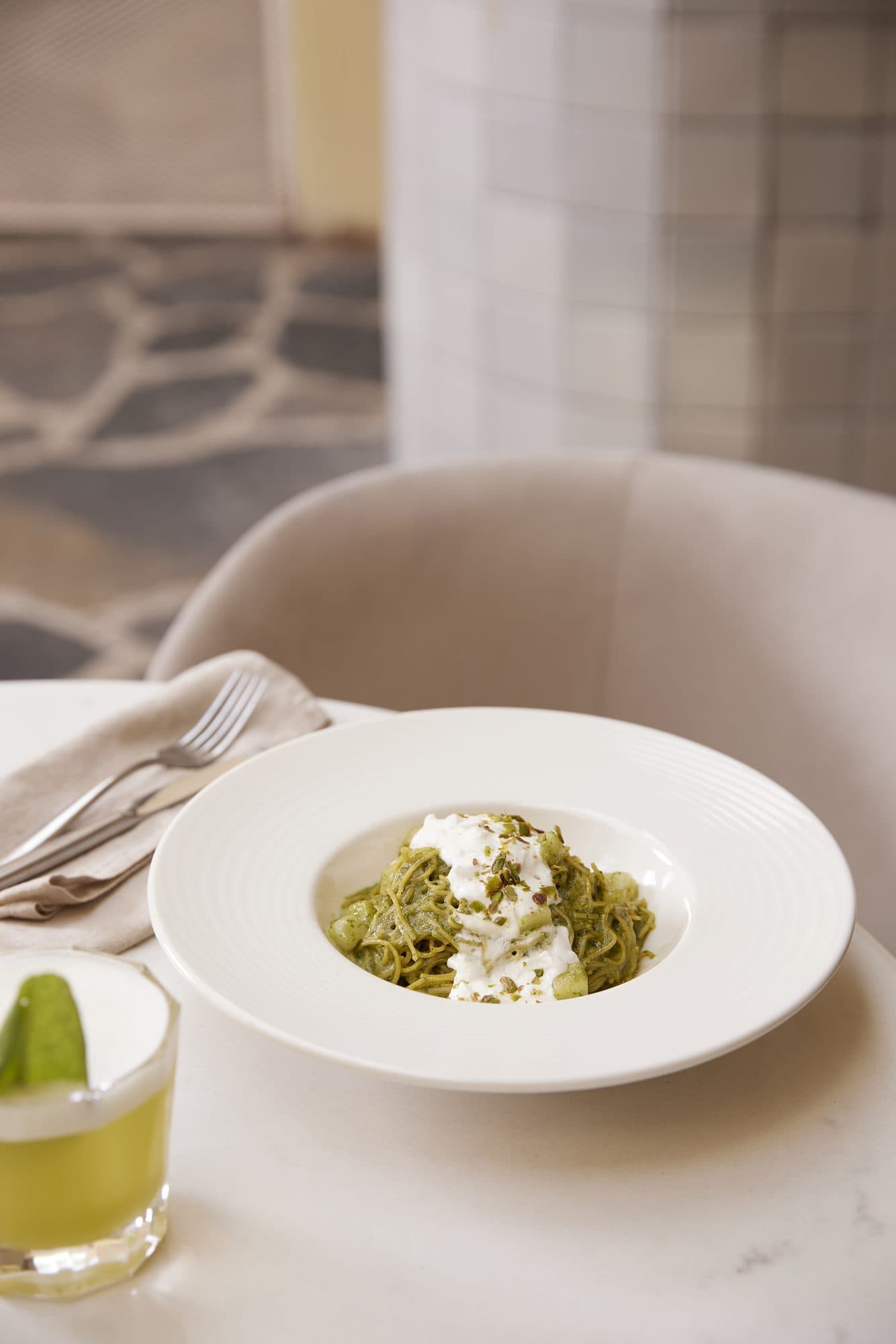 A plate from the kitchen of IL CORTILE