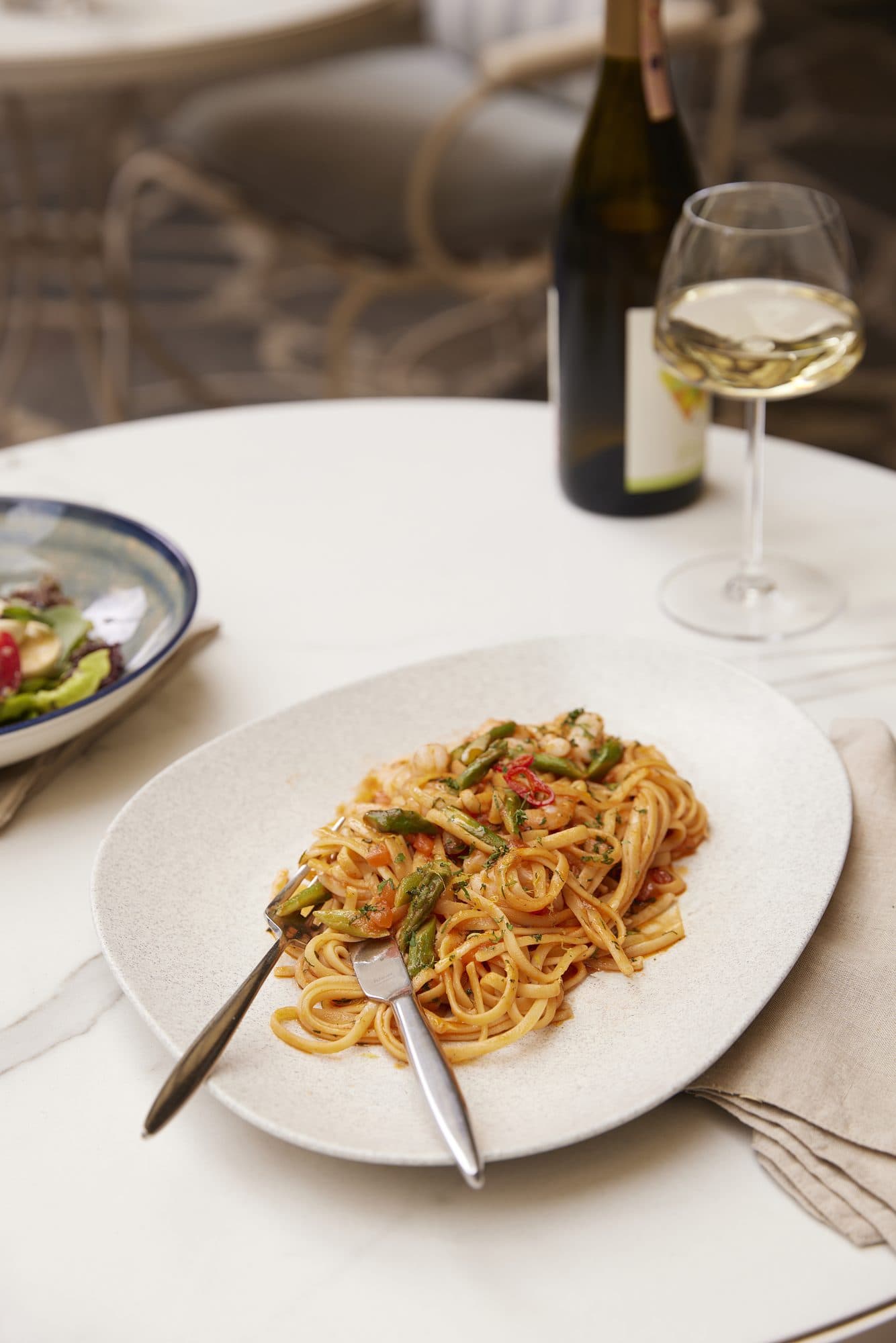 A plate from the kitchen of IL CORTILE