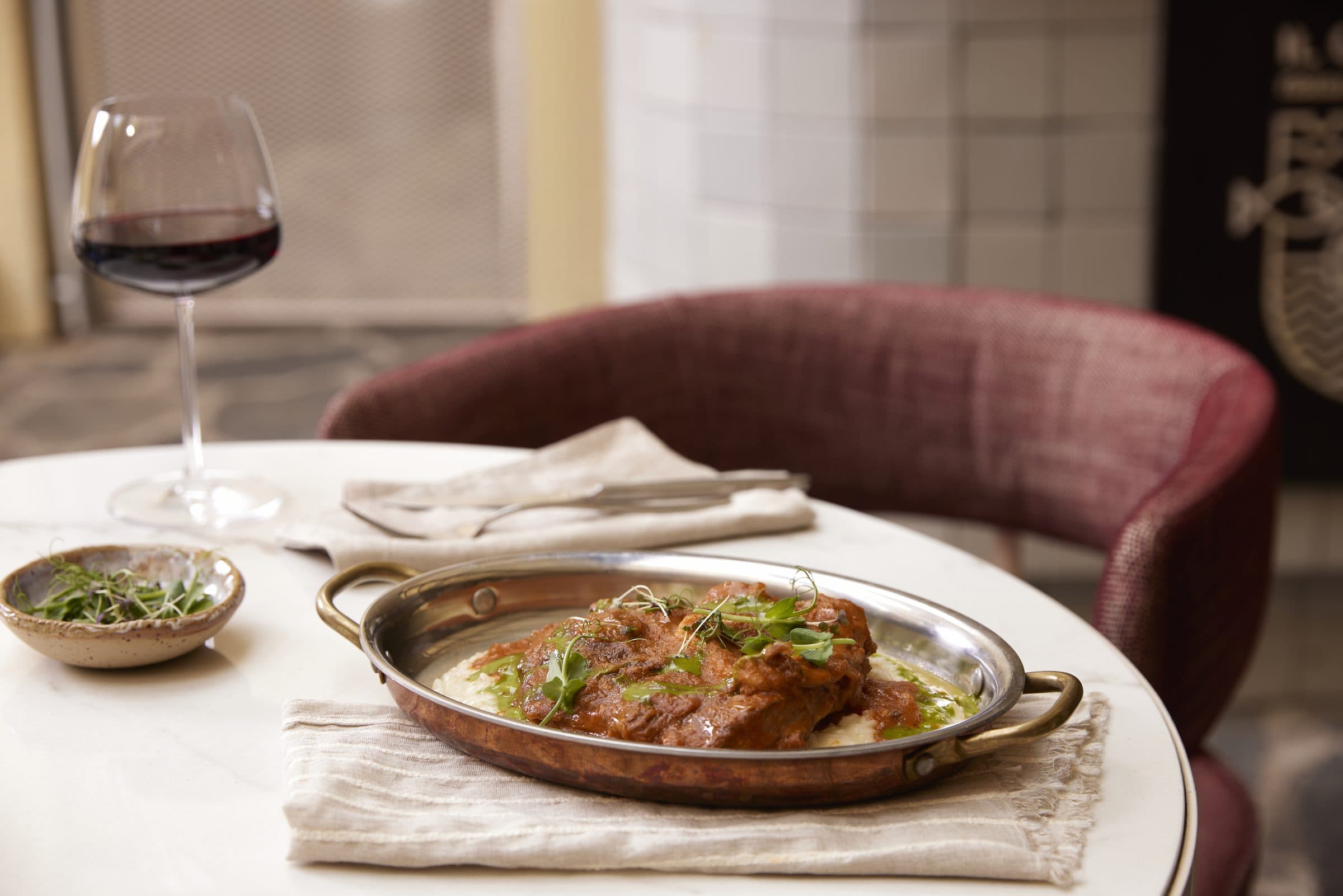 A dish from the IL CORTILE menu